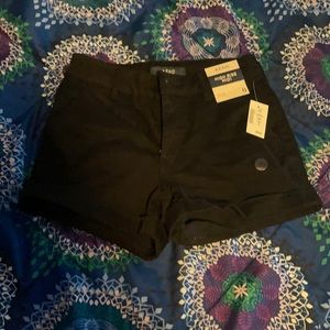 High Rise Midi Shorts